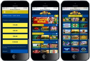 coin falls UK mobile slots sms phone bill