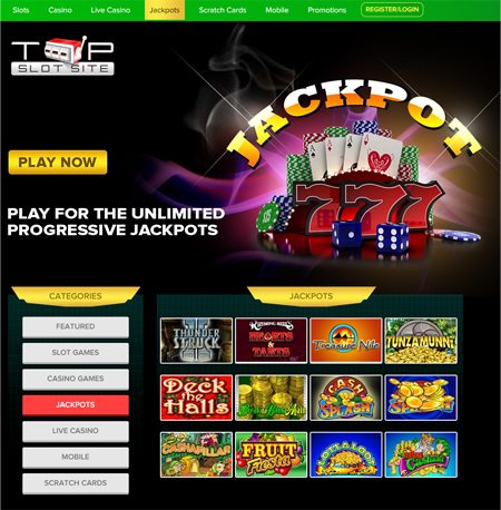 Play for the Unlimited Progressive Jackpot Slots