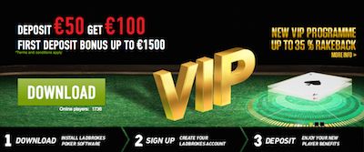 Ladbrokes Online Poker Deposit Bonus