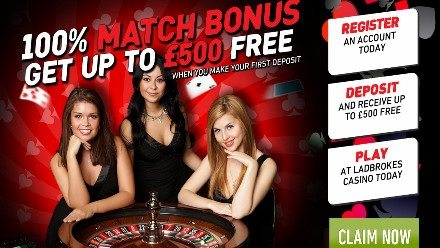 Ladbrokes Android Casino Deposit Match Bonus