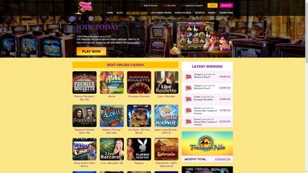 Get SlotJar online mobile casino free signup bonus